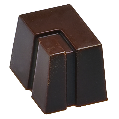 Modern Rectangular Praline Mould; 8g; 28 pieces